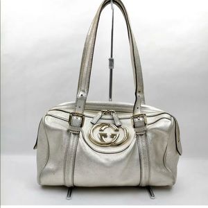 Authentic Gold Gucci purse